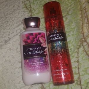 Bath and body works fragrance and body lotion
